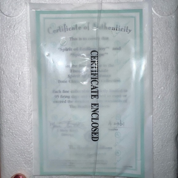 Thomas Kinkade Spirit of Christmas vintage bone china collectible ornaments 2004 - Picture 6 of 6
